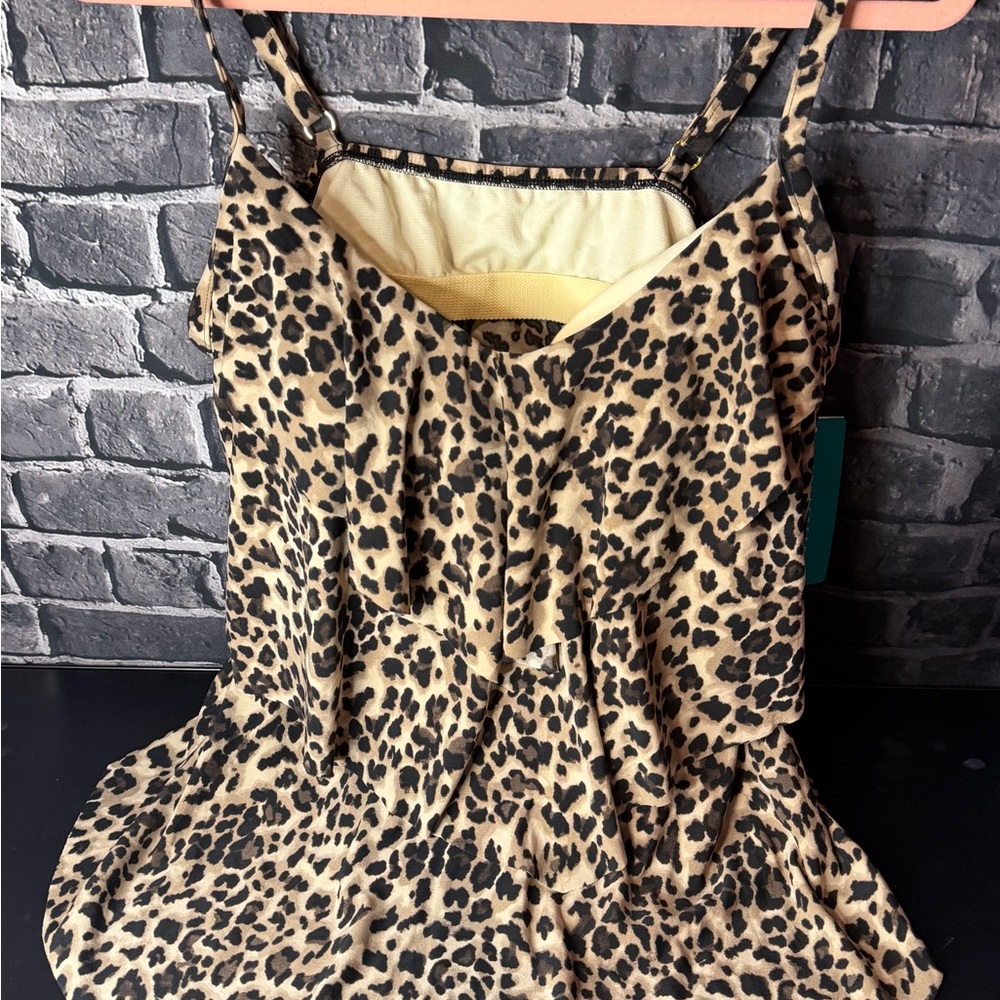 Aquagreen Animal Print Swimsuit Top